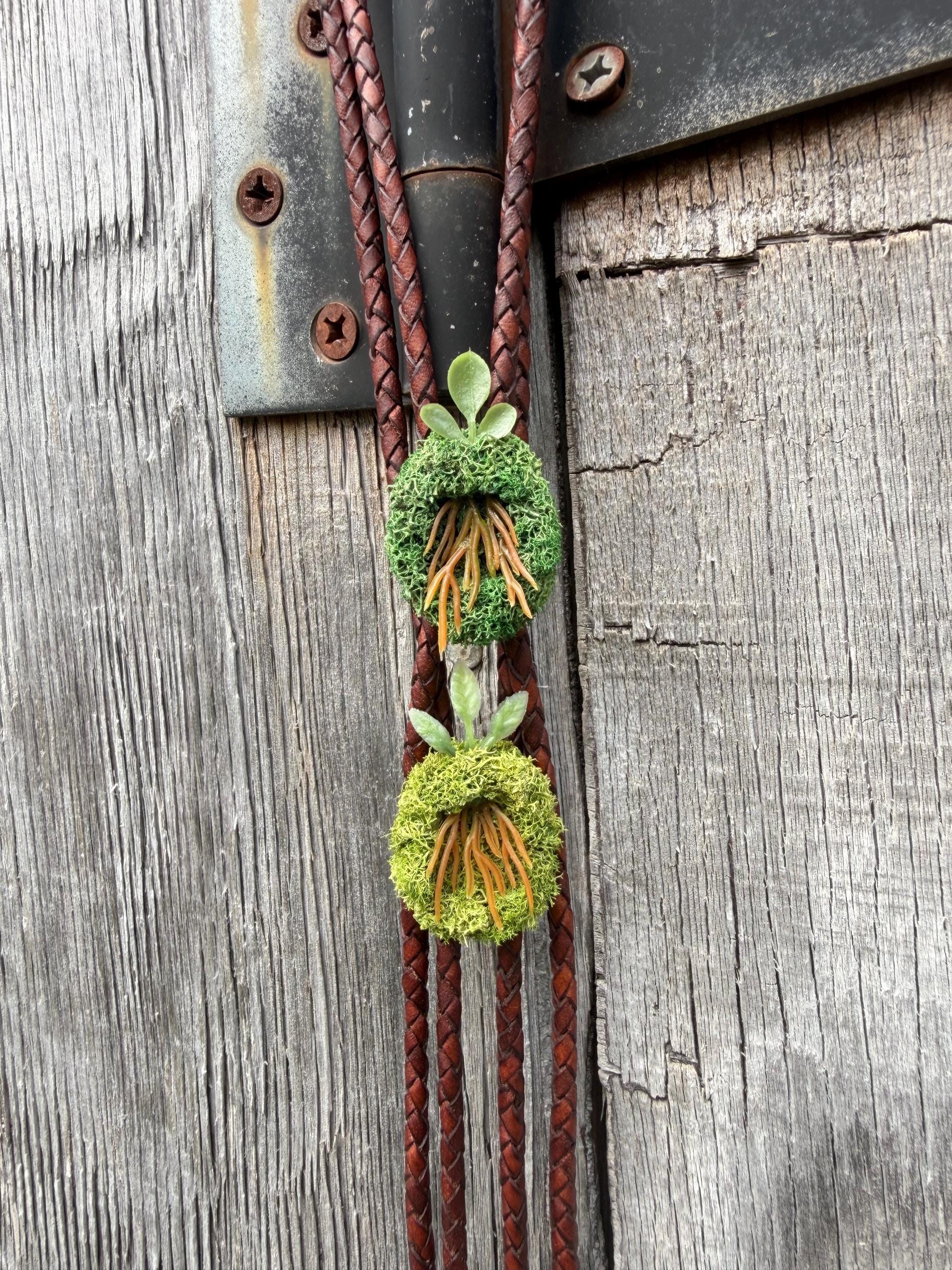 Little Sprout bolo tie | whimsical jewelry | western wear | Mother Nature | inspirational jewelry