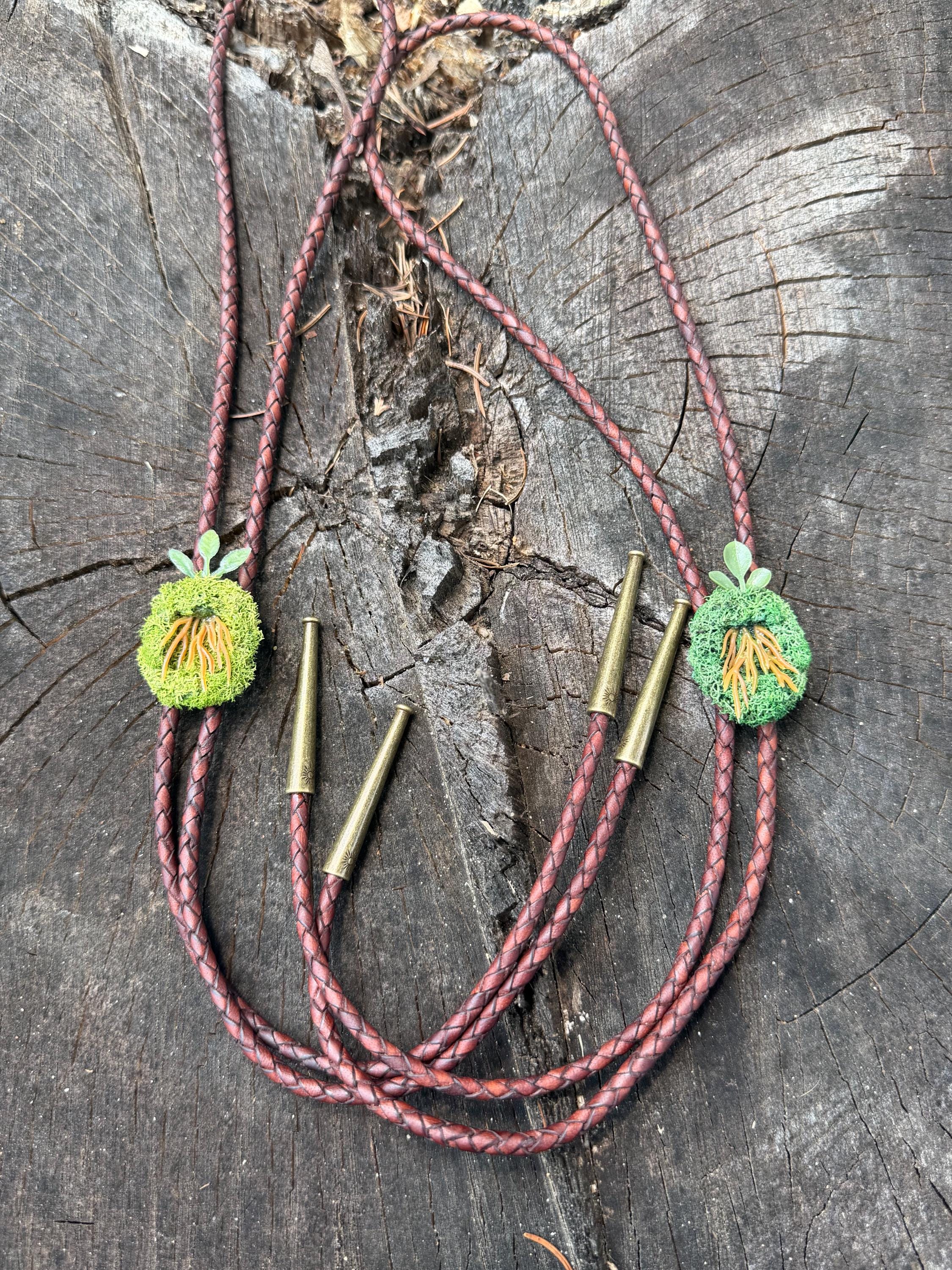 Little Sprout bolo tie | whimsical jewelry | western wear | Mother Nature | inspirational jewelry
