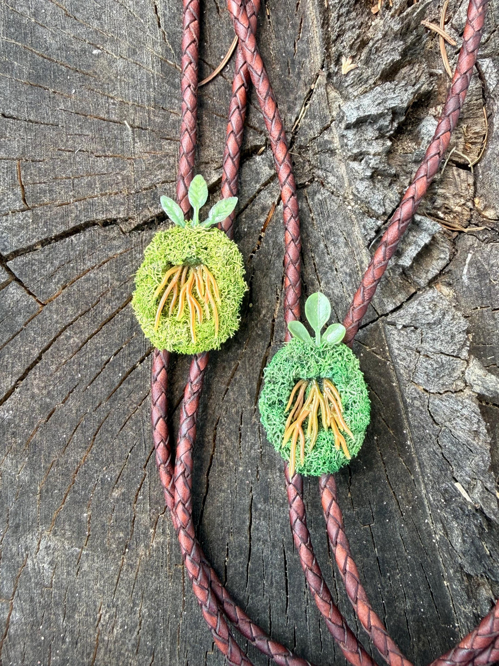 Little Sprout bolo tie | whimsical jewelry | western wear | Mother Nature | inspirational jewelry
